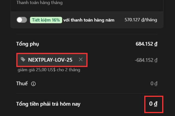 Code 2 tháng Lovable Pro không cần VISA - Tạo Website bằng AI 13 Nhập mã khuyến mãi độc quyền