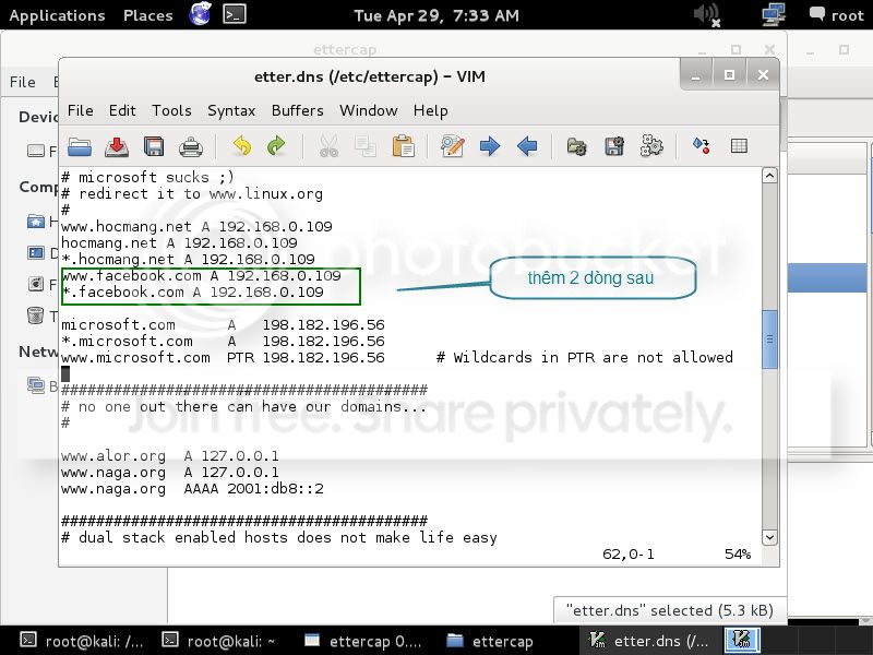 DNS Spoofing - Hack Facebook 32