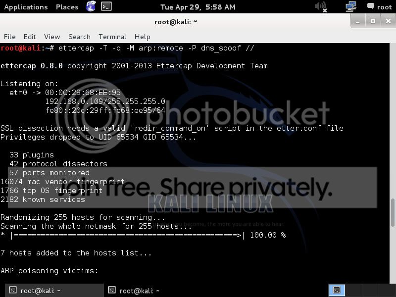 DNS Spoofing - Hack Facebook 29 photo ettercap_zpsac23a3f7.jpg