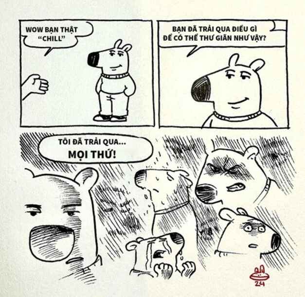 Chill guy trở thành nguồn cảm hứng cho hàng loạt meme