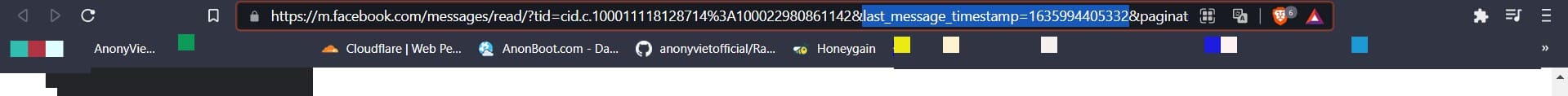 Hướng dẫn đọc lại tin nhắn đầu tiên trên Messenger 16 thay đổi timestamp