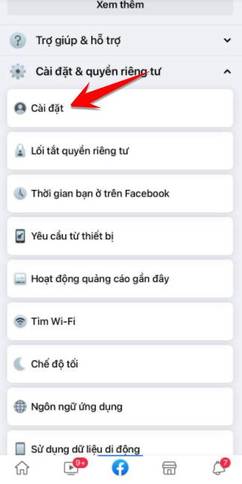 Hướng dẫn các Bật Bong bóng Chat Facebook 2021 14 menu cài đặt fb bong bóng chat