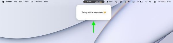 Hướng dẫn cách dùng Live Activities trên macOS 26 16 Nhấp một lần vào biểu tượng Live Activity