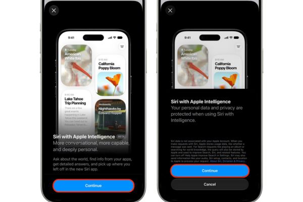 Hướng dẫn cách kích hoạt Siri mới trên iOS 27 22 Bấm Continue