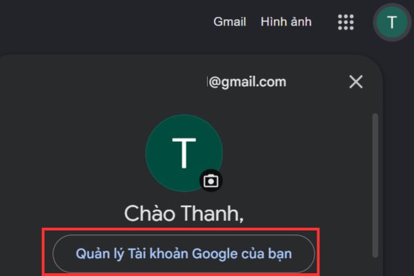 Hướng dẫn cách nhận Google AI Pro 1 năm miễn phí cho tài khoản mới 26 Vào phần Quản lý tài khoản Google của bạn