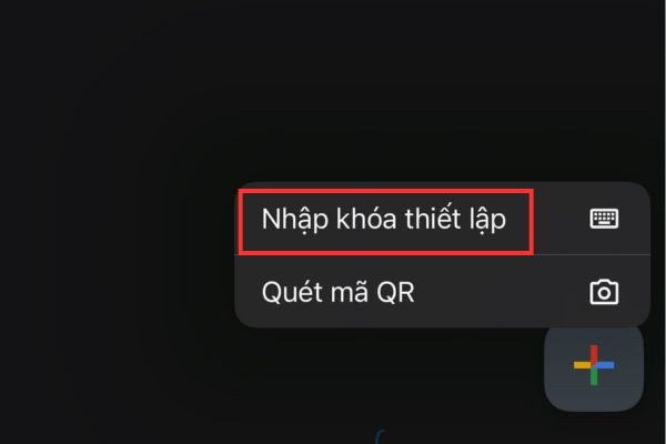 Hướng dẫn cách nhận Google AI Pro 1 năm miễn phí cho tài khoản mới 31 Chọn Nhập khóa thiết lập