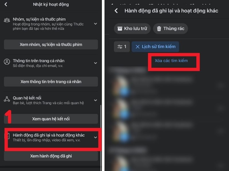 Hướng dẫn cách xóa lịch sử tìm kiếm trên Facebook 20 Cách xóa lịch sử tìm kiếm trên Facebook