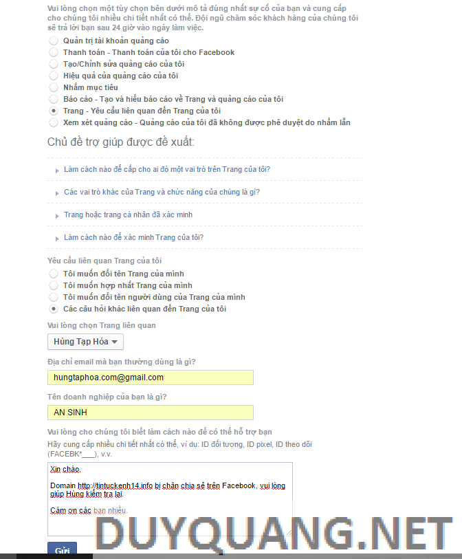 Hướng dẫn gỡ Block domain khi chia sẻ lên Facebook 6 cach-mo-block-domain