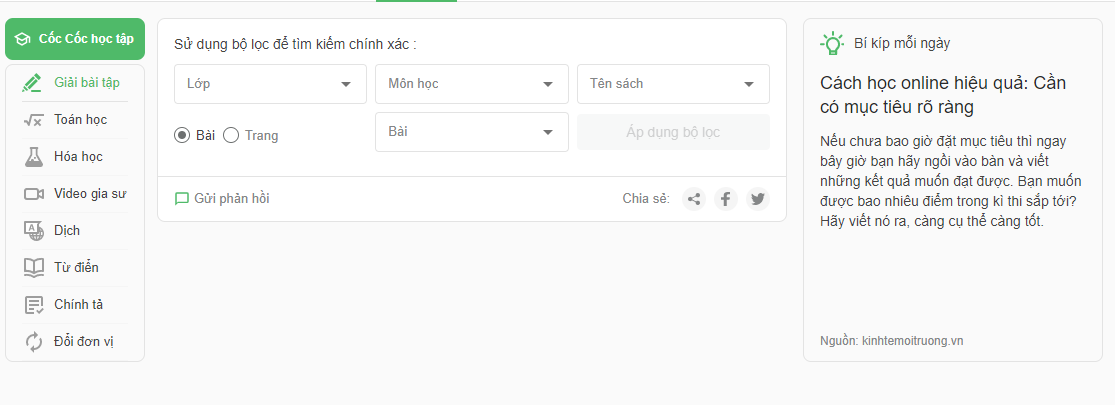 cốc cốc học tập