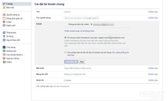 Hướng dẫn đổi tên Facebook người khác giống Vũ Đình Dũng 22 8