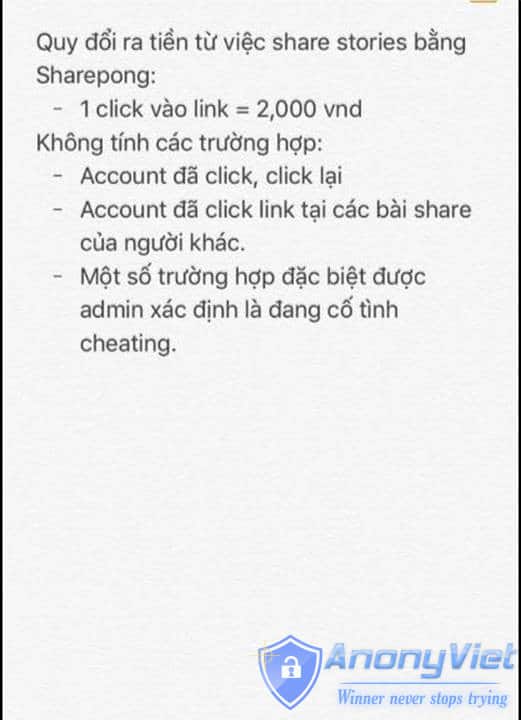 Hướng dẫn kiếm tiền Online với SharePong do báo VNExpress giới thiệu 23