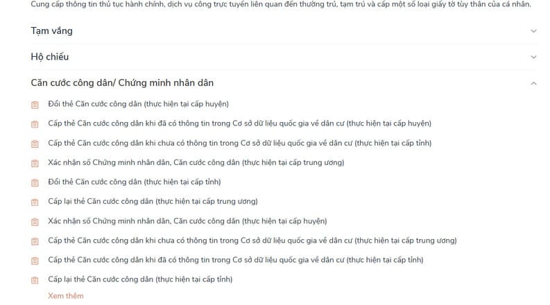 Hướng dẫn đăng ký CCCD online ngay tại nhà 20