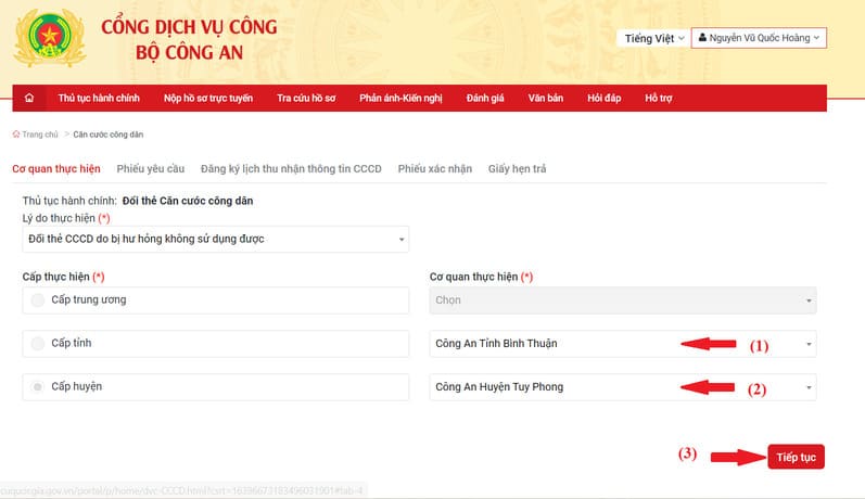 Hướng dẫn đăng ký CCCD online ngay tại nhà 22