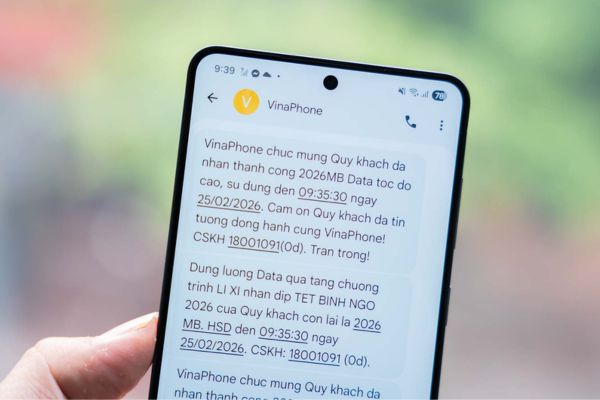 Hướng dẫn nhận 2026 MB Data Vinaphone miễn phí 9 Cách 1: Qua tin nhắn SMS