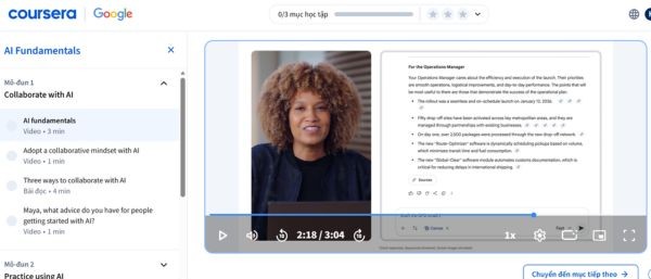 Hướng dẫn nhận chứng chỉ Google AI Professional miễn phí 16 Bắt đầu quá trình học tập