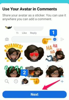 Hướng dẫn tạo Avatar bằng Sticker Facebook 11