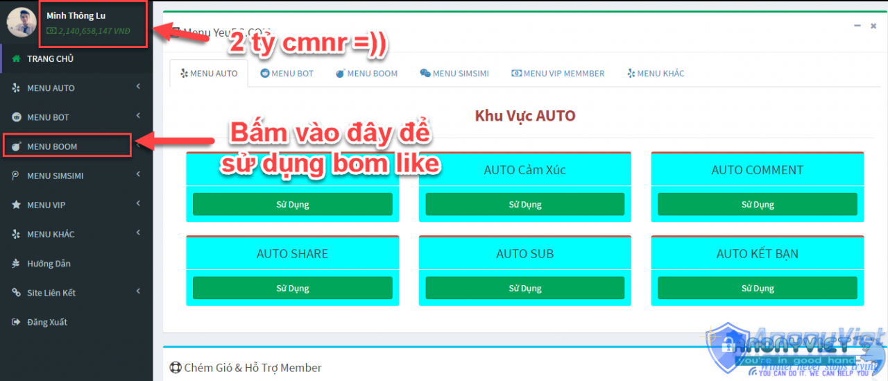Hướng dẫn tạo bão Like Facebook 13 1