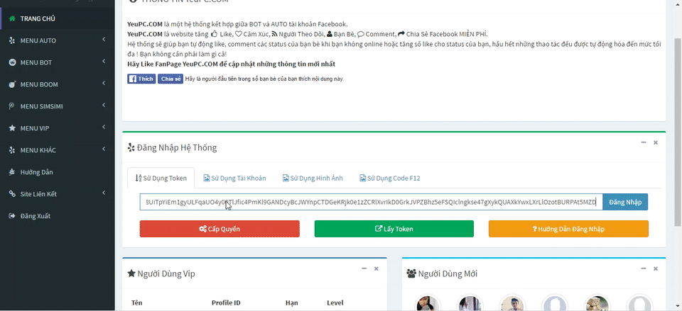 Hướng dẫn tạo bão Like Facebook 16 abc