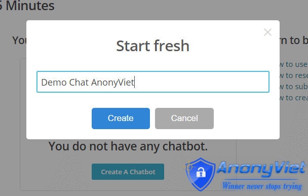 Hướng Dẫn Tạo BOT Chat FB Messenger chi tiết bằng hình ảnh 15 Hướng Dẫn Tạo BOT Chat FB Messenger chi tiết bằng hình ảnh 14