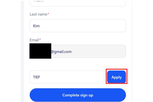 Hướng dẫn tạo eSIM miễn phí nhận 1GB data dùng trong 2 năm 14 Nhập mã TIEP rồi nhấn nút Apply