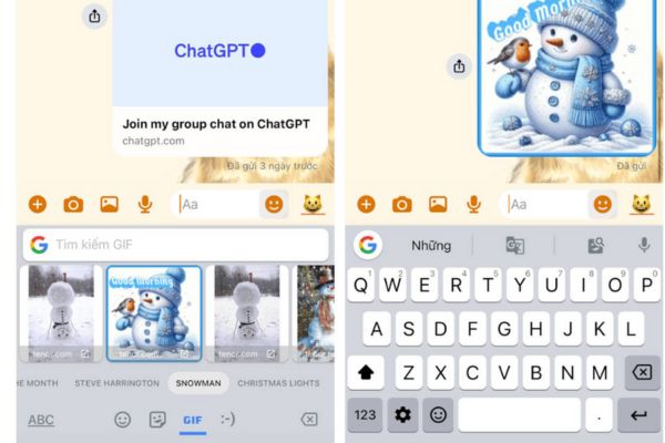 Hướng dẫn tạo GIF bằng bàn phím Gboard trên iPhone 12 Quy trình tạo GIF bằng bàn phím Gboard chi tiết