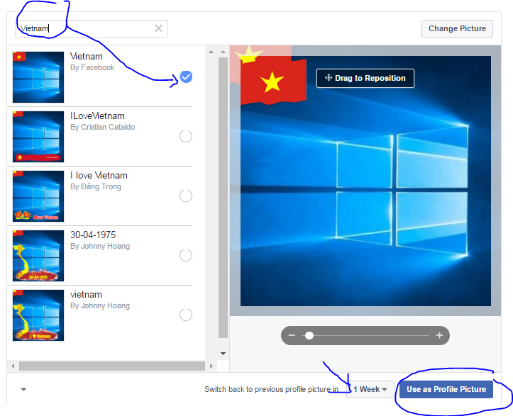 Hướng dẫn treo cờ Tổ quốc Avatar Facebook các dịp lễ lớn 3