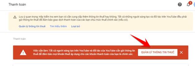 Hướng dẫn xác minh Thuế Google Adsense Việt Nam mới nhất 20 Tiến hành xác minh Thuế Adsense Việt Nam