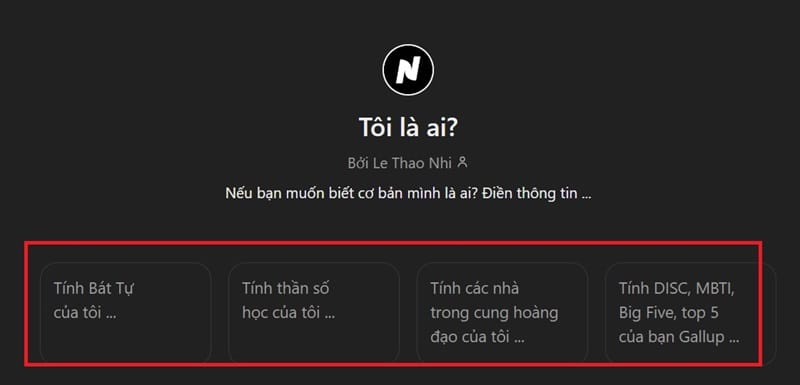 Hướng dẫn xem thần số học bằng ChatGPT 9 Chọn 1 trong 4 chủ đề