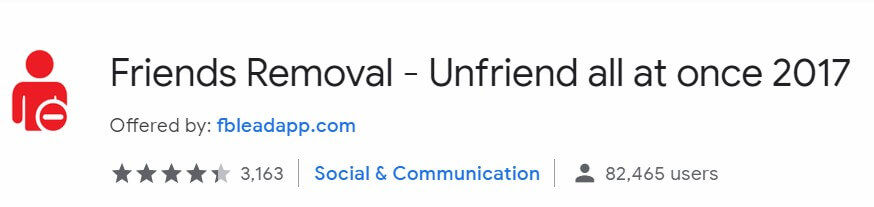 hủy kết bạn hàng loại trên Facebook nhanh nhất với Friends Removal