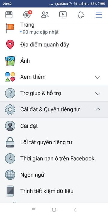 Làm thế nào để quản lý Thời gian bạn ở trên Facebook 9 vào chức năng Thời gian bạn ở trên Facebook