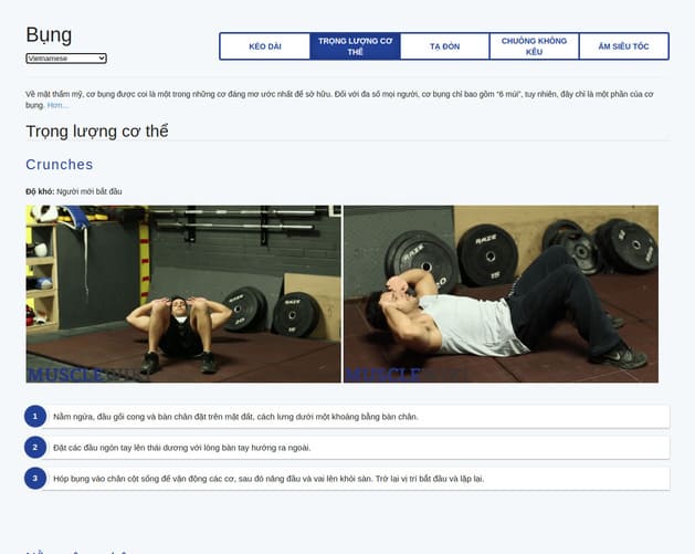 MuscleWiki: Trang web giúp bạn chọn bài tập Gym theo nhóm cơ 19 MuscleWiki: Trang web giúp bạn chọn bài tập Gym theo nhóm cơ 7