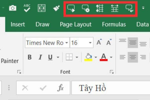Speak Cells: Công cụ Excel đọc bảng tính bằng giọng nói cực hay 14 Trên thanh công cụ đã xuất hiện các biểu tượng