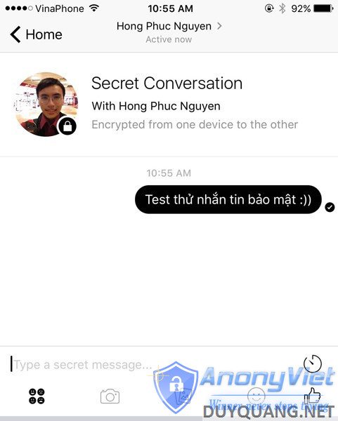 Tin nhắn tự huỷ trong Facebook Messenger 8 Facebook Messenger thêm tính năng gửi tin nhắn tự hủy - ảnh 2