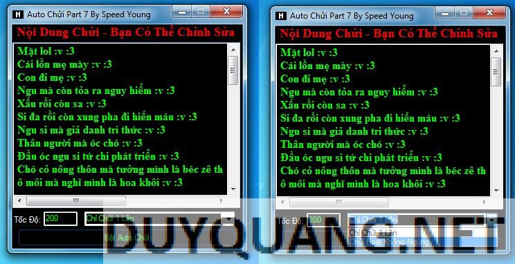 Tổng hợp Tool Auto Chửi Facebook 6 autochui