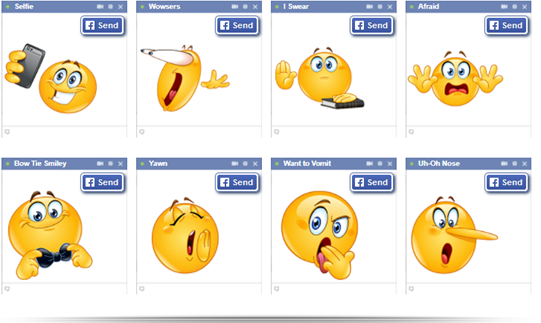 Tạo Status với kiểu chữ độc lạ trên Facebook 17 facebook emoji