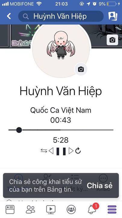 Tạo Tiểu sử Facebook bằng Trình phát nhạc bài hát 16 trình phát nhạc tiểu sử facebook