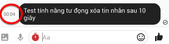 Tạo trò chuyện bí mật tự xóa trên Facebook Messenger 23 Hẹn giờ xóa tin nhắn
