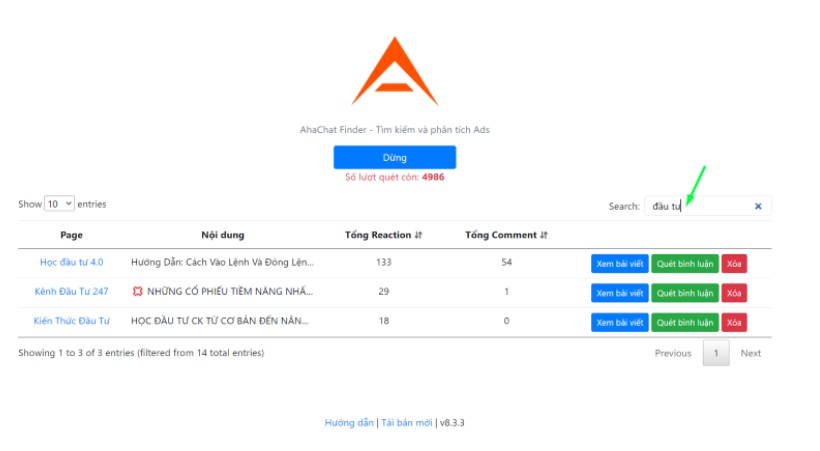 Top 3 Tool Copy chiến dịch quảng cáo Facebook của đối thủ tốt nhất 8 Tool spy ads của AhaChat copy chiến dịch quảng cáo facebook
