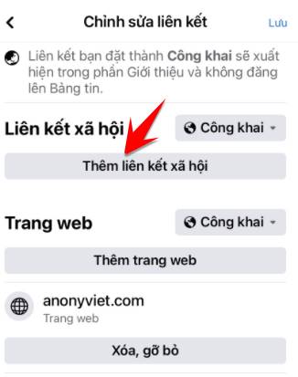 Trang trí Facebook bằng cách thêm Link Liên kết cực ngầu 15 them lien ket xa hoi facebook