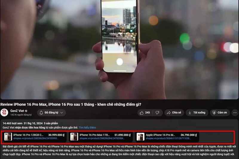 Cuộn xuống phần Mô tả và nhấp vào nút Thêm