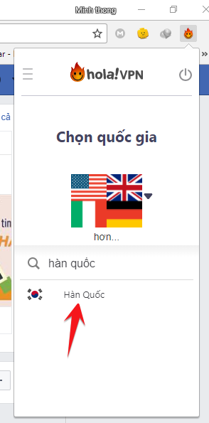 TUT Facebook - khóa mõm dame cao mới nhất 16 korean hola, fake ip hàn quốc