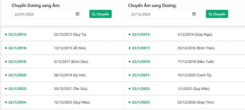 Xem Ngày Âm Lịch: Đổi lịch âm, lịch dương, ngày giờ hoàng đạo,... 11 Chuyển đổi ngày dương lịch sang âm lịch và ngược lại